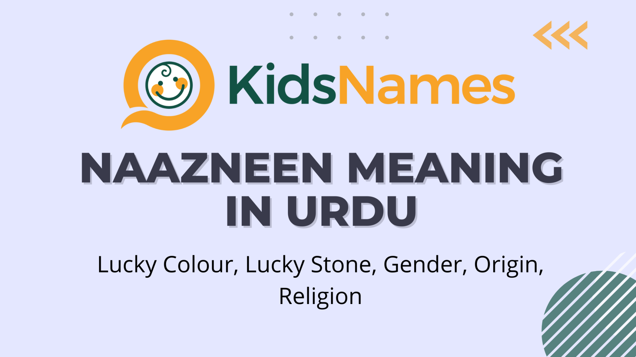 Nazneen meaning in urdu